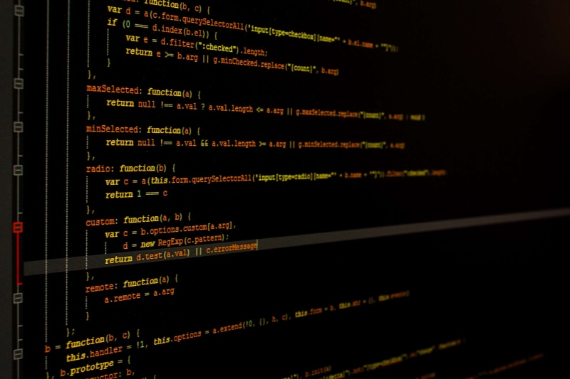 development, 4K, electronics, screen, shelf, technology, electricity, internet, work, programming, close up, number, computer, red, data, multi colored