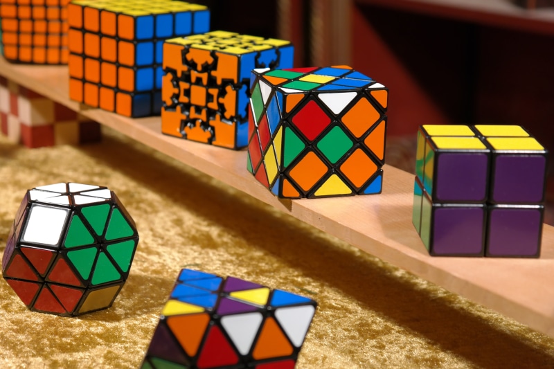 metal, assorted, play, leisure activity, rubik, toys, christmas stand, multi colored, stall, intelligence, magic cube, christmas market, puzzle piece, leisure games