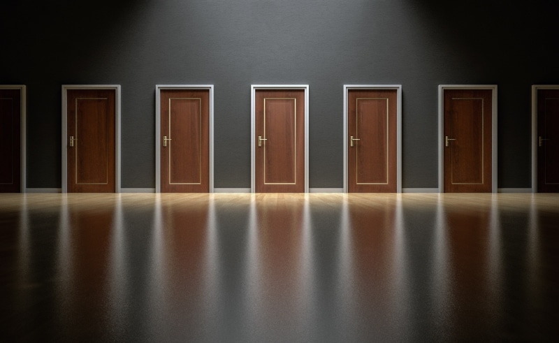 Future, brown, labyrinth, building, Choose, locker, 3D, goal, Puzzle, challenge, search, alternative, Open, opportunity, Exit, corridor, option, wood - material