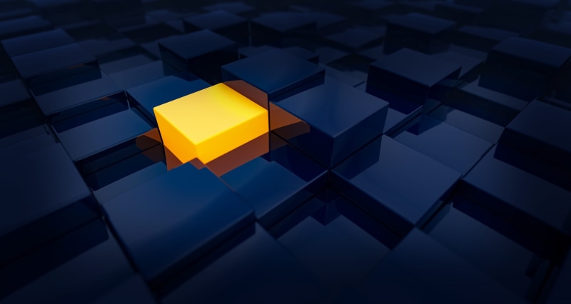 symbol, square shape, pattern, Cubes, Choice, opportunity, blue, artwork, dark, Background, header, cube shape, the one, no people, backgrounds, what, gold