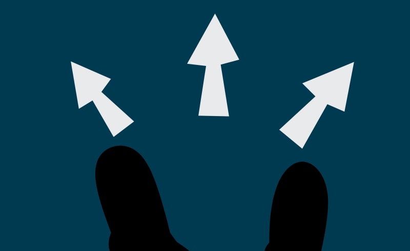 directional sign, destination, arrow, options, human body part, motivation, offering, aim, choices, forward, sign, young adult, many, symbol, crossroads