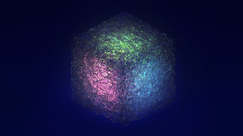 1080P, black background, no people, abstract, multi colored, water, motion, Photoshop, Cinema 4D, indoors, blue, graphic design, glowing, purple, wallpaepr