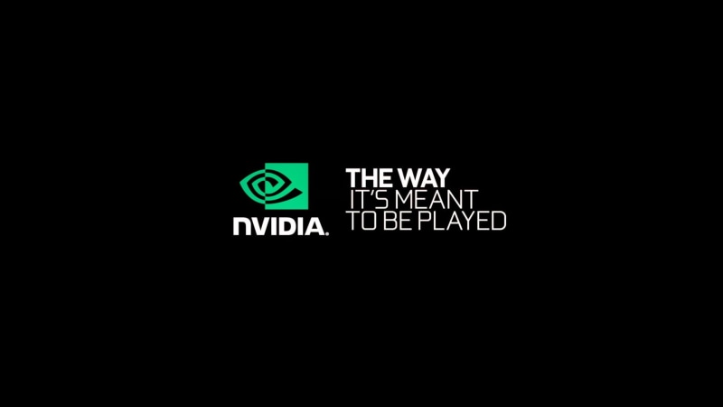 Nvidia, 1080P, representation, message, logo, technology, guidance, studio shot, indoors, copy space, night, western script, dark, safety, symbol, close-up
