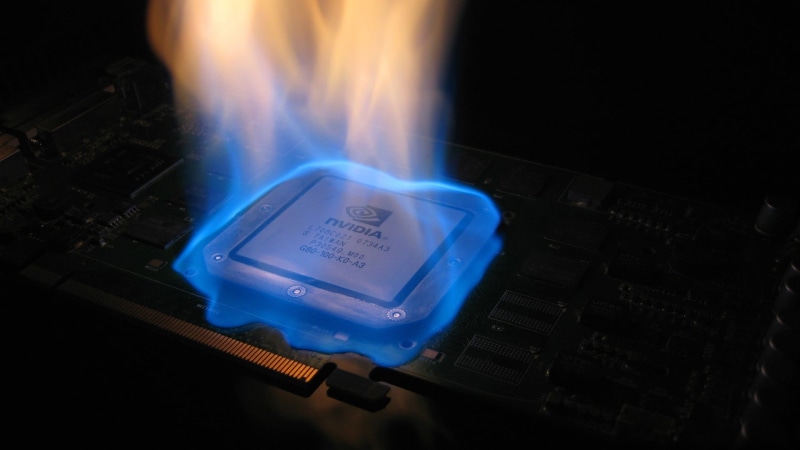 flame, burning, connection, processor, cable, data, black background, fire, 1080P, computer equipment, close-up, fire - natural phenomenon, heat - temperature