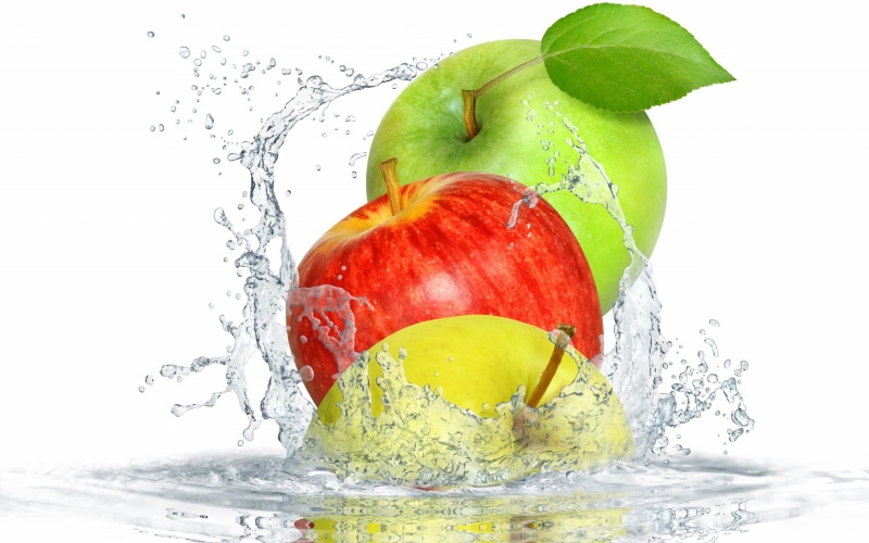 fruits, desktop, 2K, background, apple