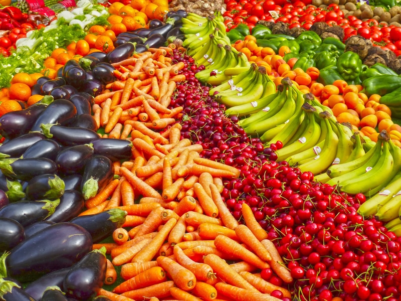 pepper - Vegetable, banana, organic, healthy Eating, abundance, market, ripe, spice, no people, retail, chopped, sale, variation, carrots, choice, vegetarian Food