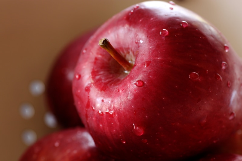 apple - Fruit, ripe, red delicious, macro, photography, fruit, healthy Eating, nature, delicious, close-up, 4K, apples, freshness, food, organic, macro photography