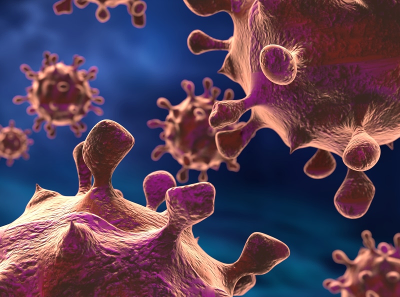 water, underwater, sickness, viral, tank, microscope, purple, biology, group of animals, animal, sea, 4K, 3D, poisonous, nature, Structure, swimming, marine