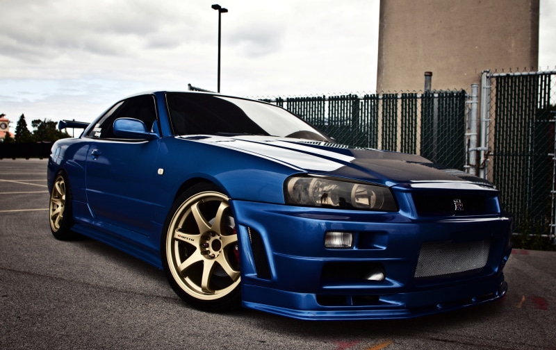 fuel and Power Generation, editorial, cloud - sky, no People, road, city, motor Vehicle, retro styled, wheel, modern, power, sedan, r34, mode of transportation