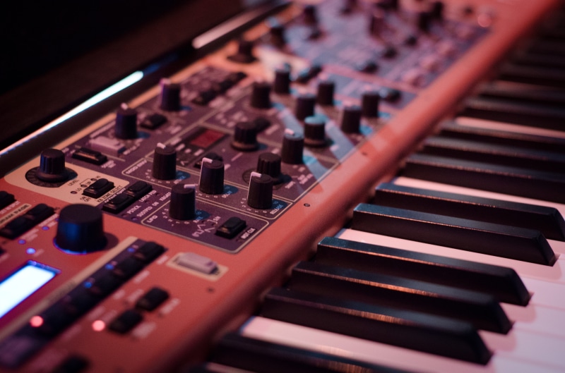 recording studio, audio equipment, piano key, equipment, no people, arts culture and entertainment, grand piano, close-up, rock music, control, music studio