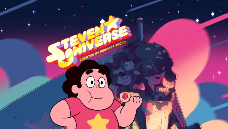 sweet food, Steven Universe, emotion, night, temptation, positive emotion, two people, sweet, cartoon, balloon, dessert, event, women, multi colored, cake