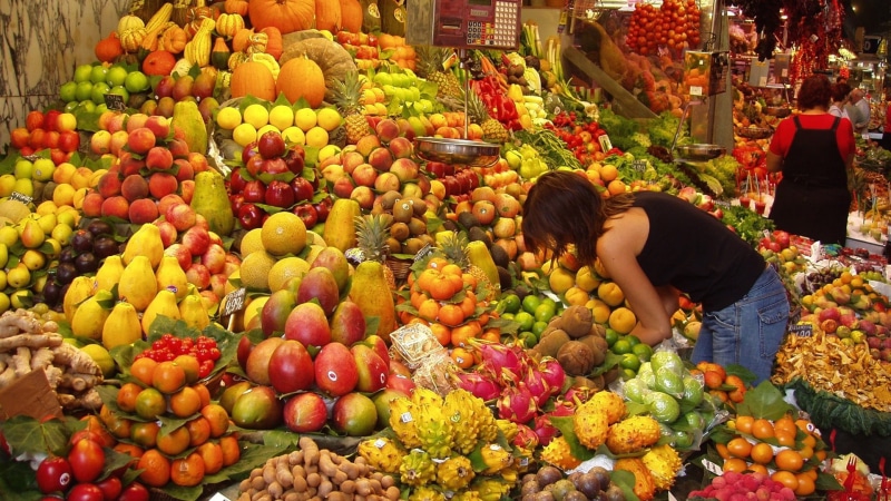 produce, large group of objects, lemon, ripe, vegetables, vegetable, pear, vitamin, mercantile establishment, fruit, food and drink, market stall, adult