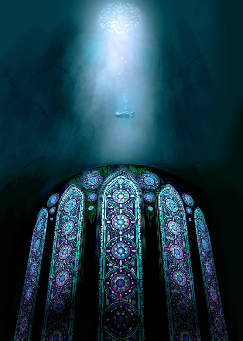 1080P, hd, Kingdom Hearts, hearts, art, x, stained, kingdom, video, games, stained glass, glass