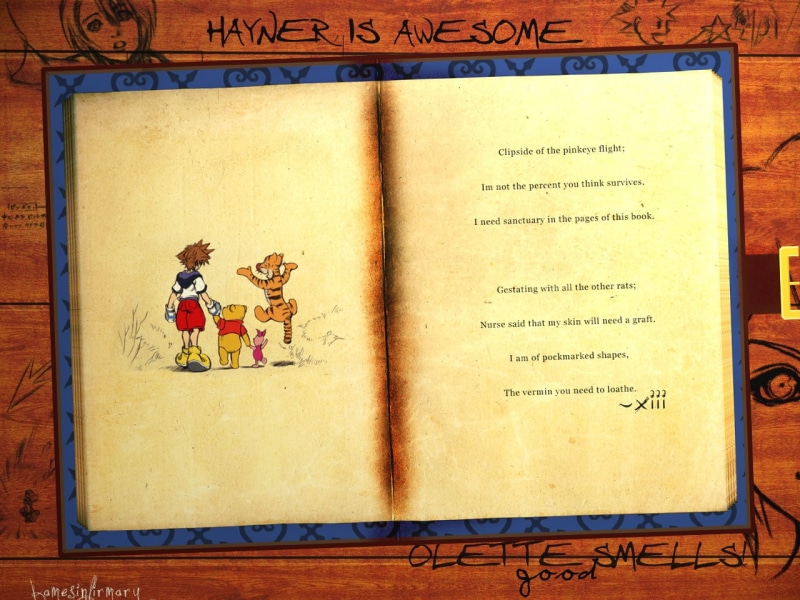 720P, x, kingdom, winnie, hd, video, Kingdom Hearts, hearts, pooh, sora, games, art