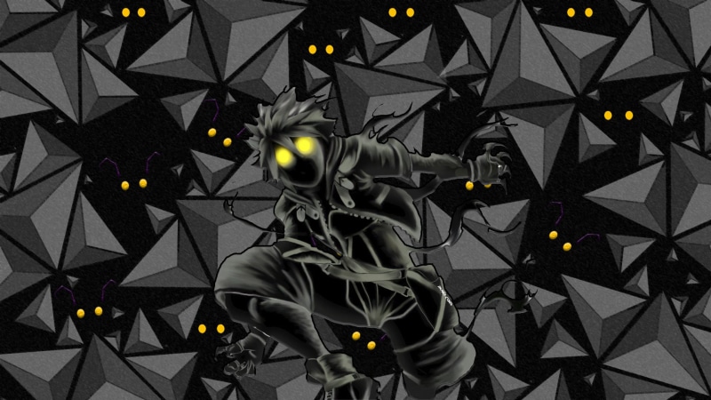 decoration, pattern, black color, creativity, design, high angle view, nightlife, gray, 1080P, chaos, close-up, celebration, kingdom hearts 2, no people