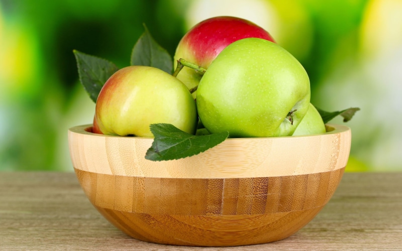 Apples, Food, Green, 2K, Fruit, Red