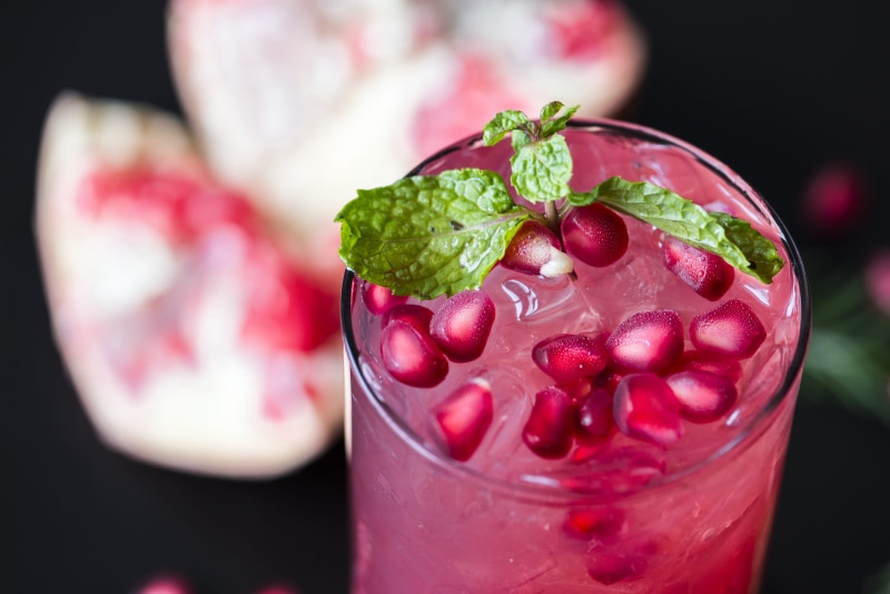 refreshment, photo, beverage, dieting, mint leaf - culinary, healthy, pink, household equipment, strawberry, delicious, pomegranate, natural, food, mint