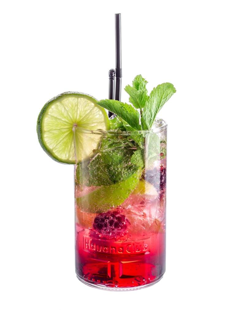 bar, leaf, alcoholic cocktail, ice, no people, refreshment, glass, menu, lemon, freshness, white background, fruit, binge, healthy eating, food, taste
