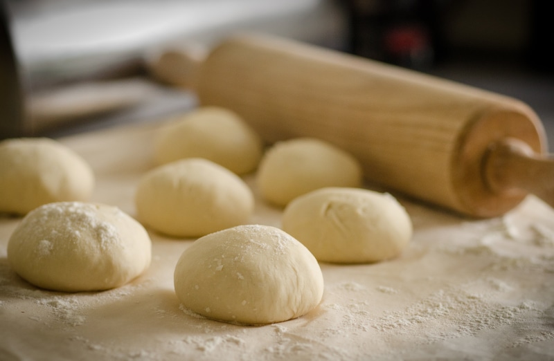 close-up, cuisine, italian food, preparing, kitchen, chef, traditional, flour, bread, white, pizza, asian food, pasta, chinese food, italian, rolling, food