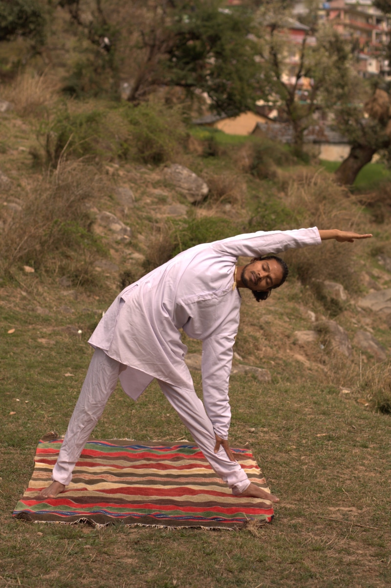 stretch, effort, exercise, gym, day, tree, adult, energy, relaxation, real people, yoga asana, fit, happy, men, posture, studio, person, activity, exercising