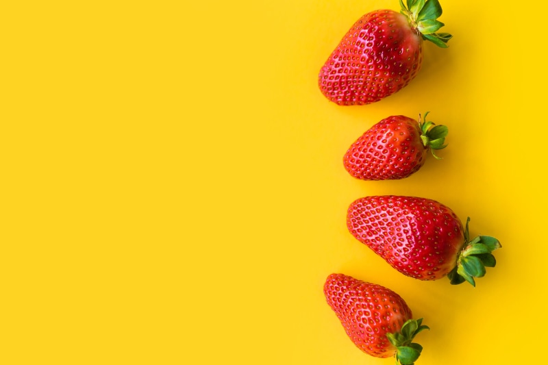 food and drink, healthy eating, summer, top, wellbeing, colored background, freshness, sweet, no people, flat design, background, close-up, directly above