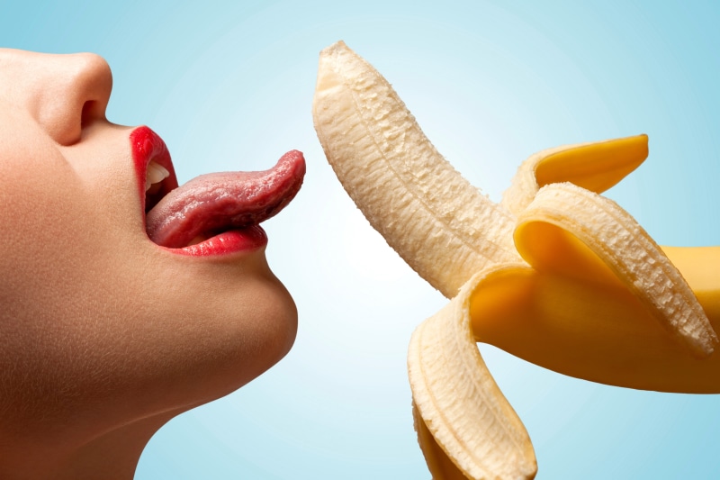 sweet, background, studio shot, holding, peel, females, neat, healthy Lifestyle, language, teeth, nature, temptation, eats, adorable, red, history, juicy