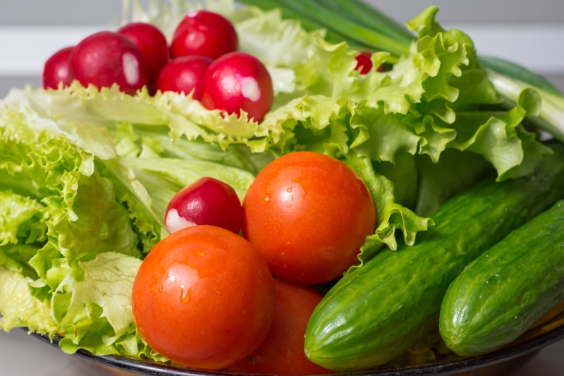 organic, leaf, plant part, food, onion, eating, lettuce, green color, indoors, gourd, plate, vegetables, still life, food and drink, wellbeing, plant, natural