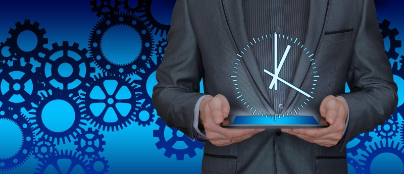 computer network, base, optimize, tablet, data, gears, men, time, digital tablet, holding, productivity, person, stopwatch, business person, hand, using computer