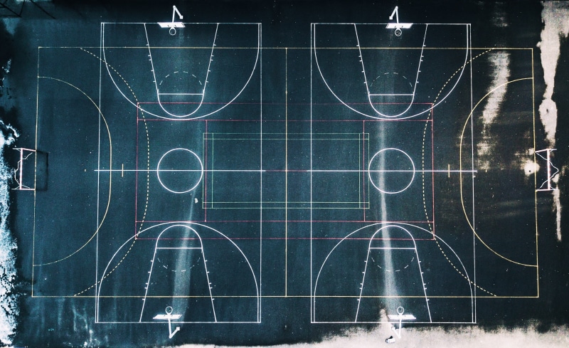 wall - building feature, board, communication, science, equipment, concepts, chalk drawing, basketball, plan, indoors, graffiti, chalk - art equipment