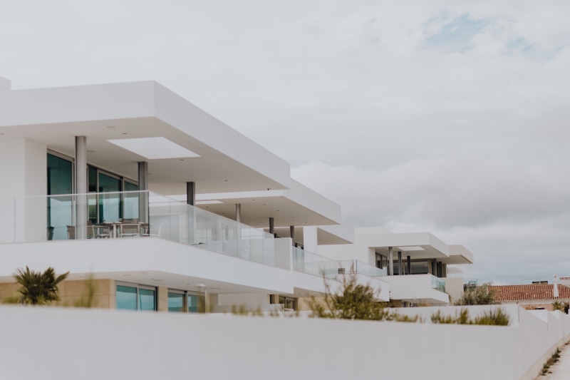 nature, facade, architecture, no people, design, house, modern, portuguese, 5K, algarve, contemporary, built structure, day, tree, luxury, snow, outdoors