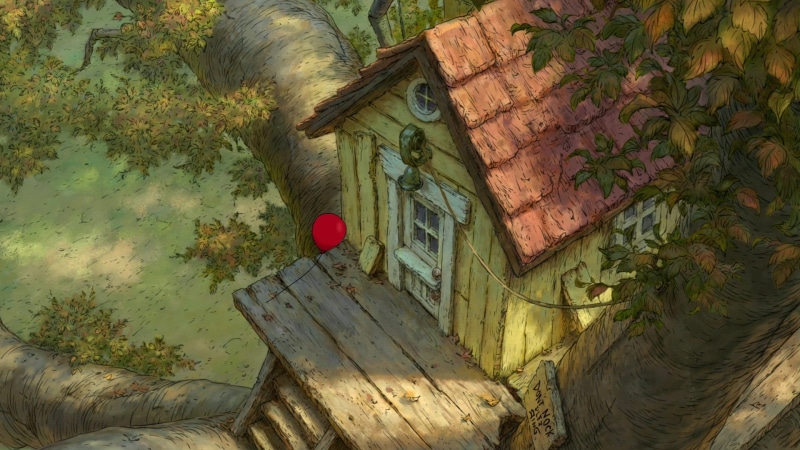 winnie, hd, balloon, tree, cartoon/comic, 1080P, house, pooh, the, drawing