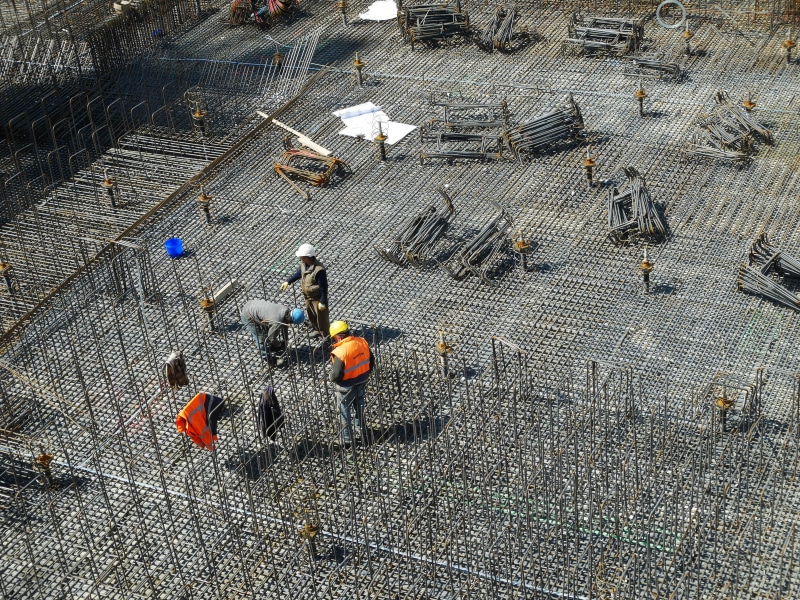 group, building, real people, men, fishing industry, construction industry, aerial View, pattern, outdoors, group of people, helmet, engineer, industry