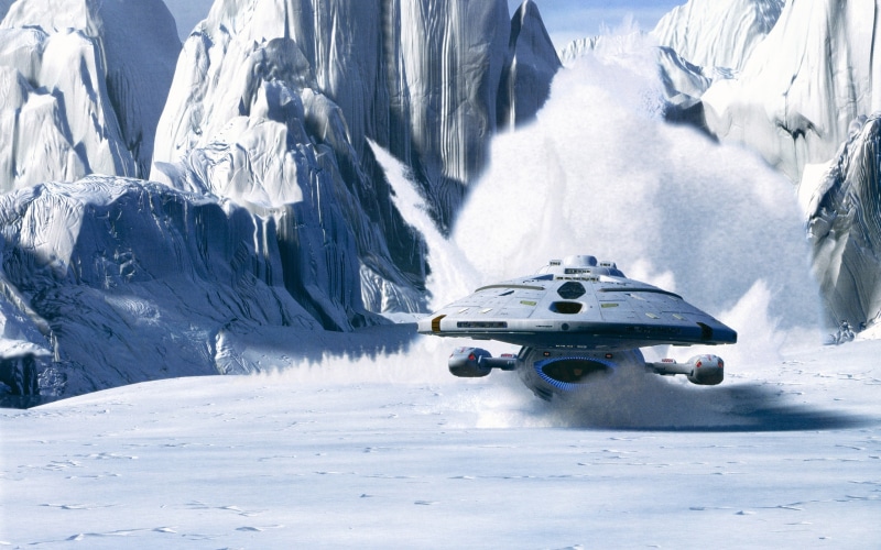 Star Trek Voyager, Timeless, USS Voyager, 4K, 4K