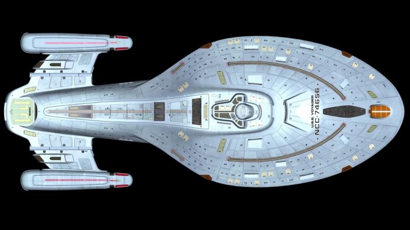 star trek, starship, voyager, uss, 2K