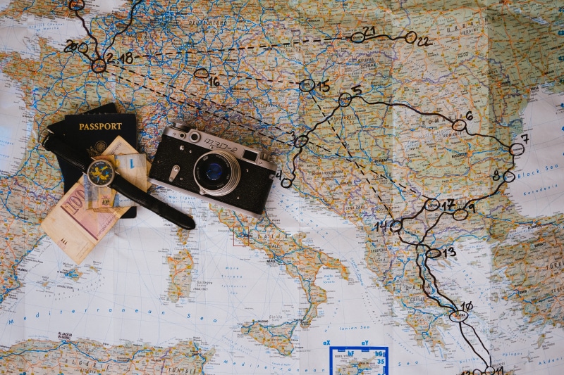 money, explore, direction, camera, old, guidance, atlas, no people, history, world map, romania, travel, currency, trip, euro, europe, group of objects