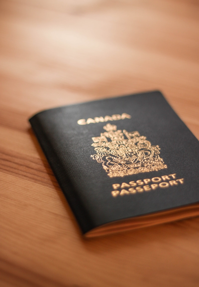 iD Card, single object, security, wood - material, customs, high angle view, canadian, text, tourism, citizenship, publication, passport, official, spirituality