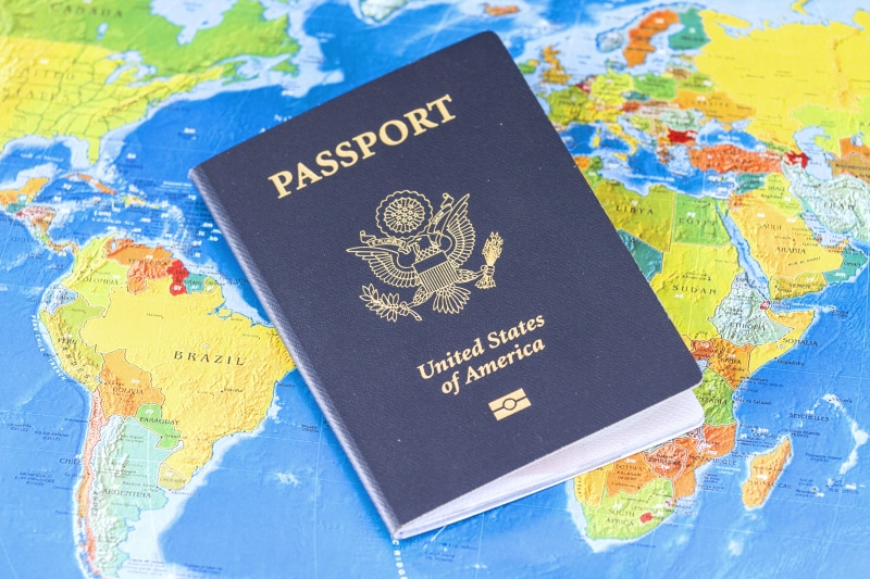 road trip, vacation, airplane ticket, united, states, 5K, passport, usa, transportation, flag, world map, text, country, top, indoors, vacations, identification