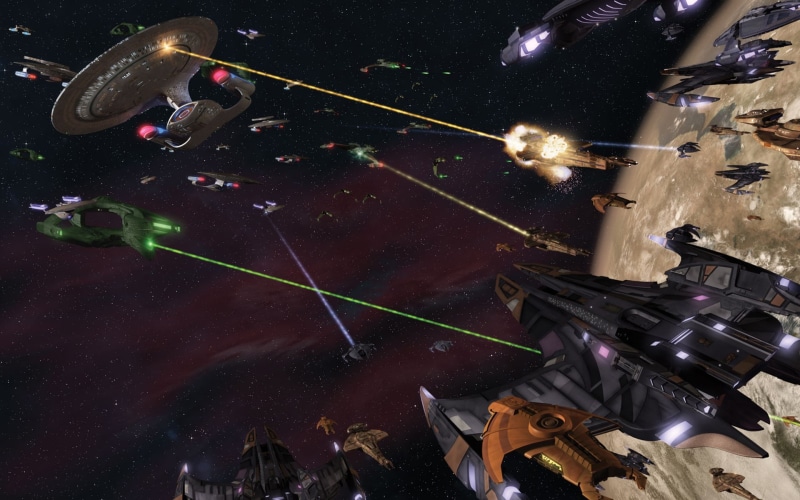 battle, series, space, Star Trek, starship, trek, star, Space Battle, enterprise, hd, entertainment, 1080P, art, tv