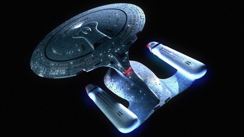 black color, USS Enterprise (spaceship), work tool, metal, black, 1080P, NCC-1701 Enterprise D, healthcare and medicine, high angle view, security, space