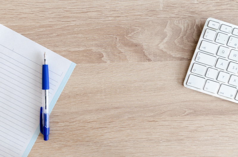 pad, computer, furniture, wood - material, notebook, desk, paper, document, composition, display, high angle view, communication, notepad, no people, office