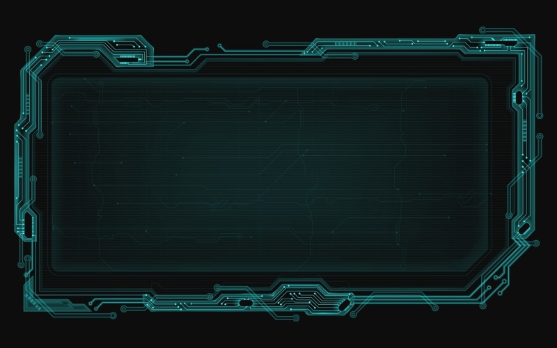 art, 1080P, circuits, cyan, hd, x, interface, minimalistic