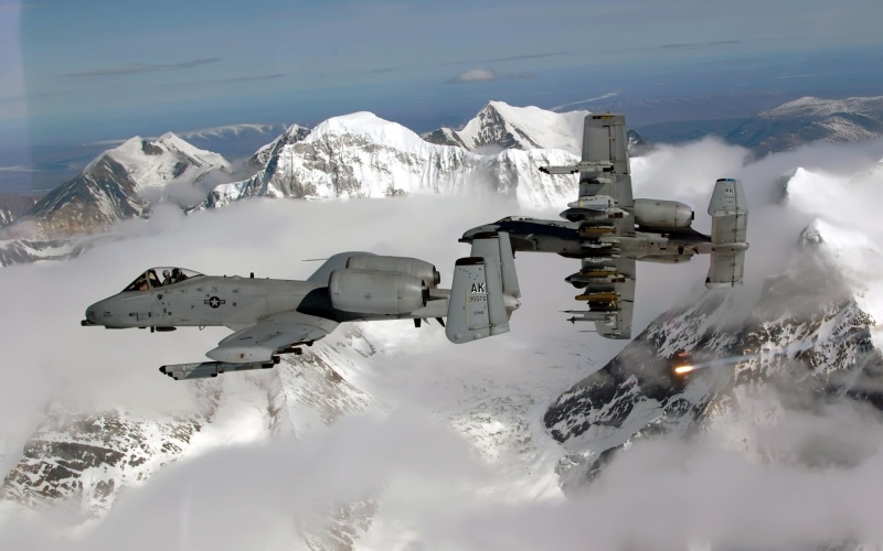 Fairchild Republic A-10 Thunderbolt II, 1080P, airplane, warplanes