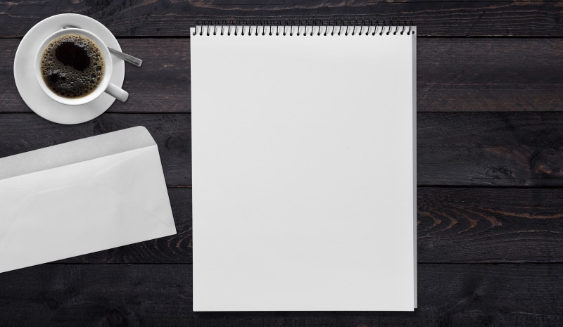 office supplies, copy space, coffee - drink, drink, notes, writing pad, food and drink, contact, business letter, block, letters, business, correspondence