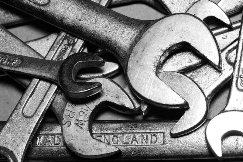 close-up, 4K, day, hand tool, metal, tool, work, tools, wood - material, lot, mechanical, garage, set, group of objects, spanner, pattern, iron, auto