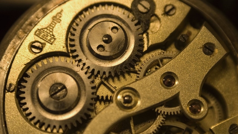 close-up, machine, gears, old, silver colored, cogs, wheel, precision, complexity, circle, 1080P, clockworks, time, extreme close-up, accuracy, tooth