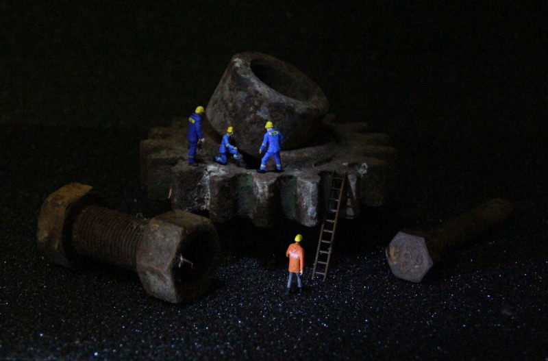 nature, full length, small, adult, industry, toys, work clothes, security, protective clothing, 1 87, men, humorous, travel, old, machine, mechanics, drive shaft