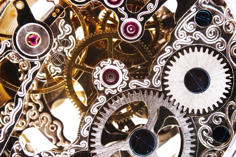 machine, engineering, abstract, steampunk, abstraction, metal, gear, 720P, gears, technics, mechanical, mechanism, steel