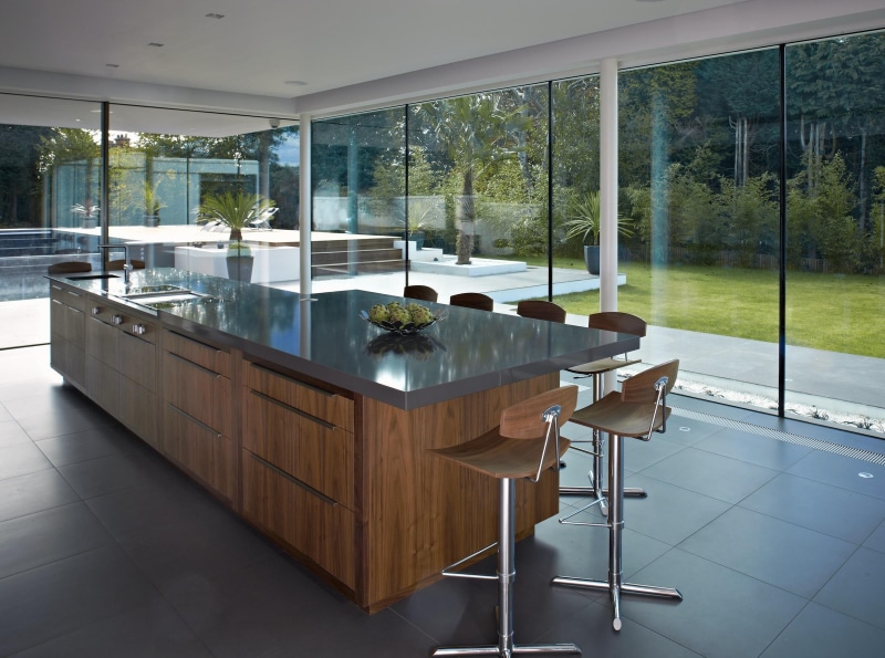 chairs, tables, dining, villa, 1080P, interior, table, design, wooden, brown