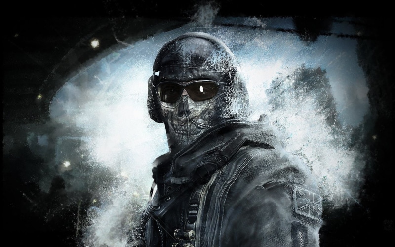 gray, Call of Duty, Call of Duty: Ghosts, skull, 720P