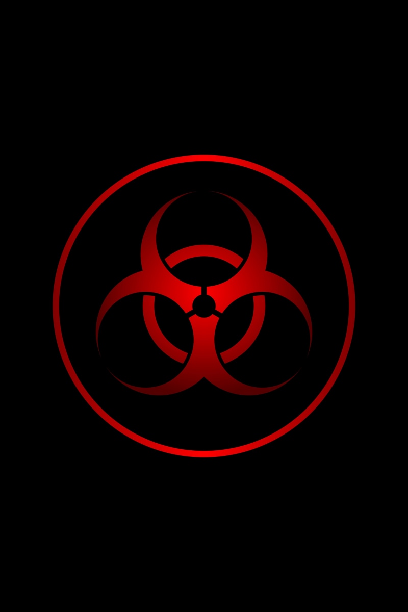 symbol, 5K, red, black, sign, radiation